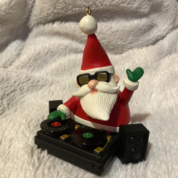 Hallmark Keepsake Ornament DJ S.C. Santa Claus magic light sound music 2011 - Picture 3 of 5